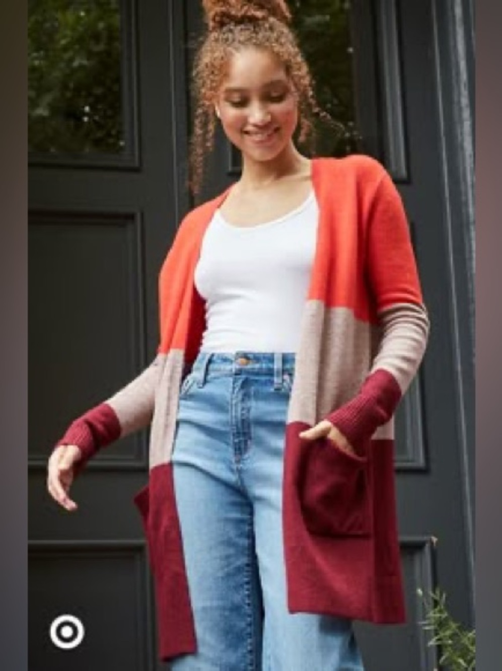A New Day NWT Colorblock Cardigan